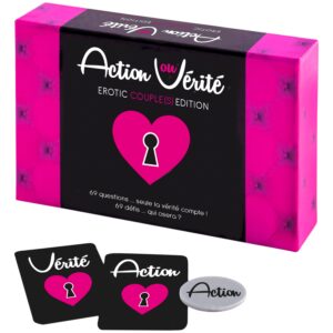Tease & Please Action ou Vérité Ãrotique Jeu pour Couple(s) - Rose